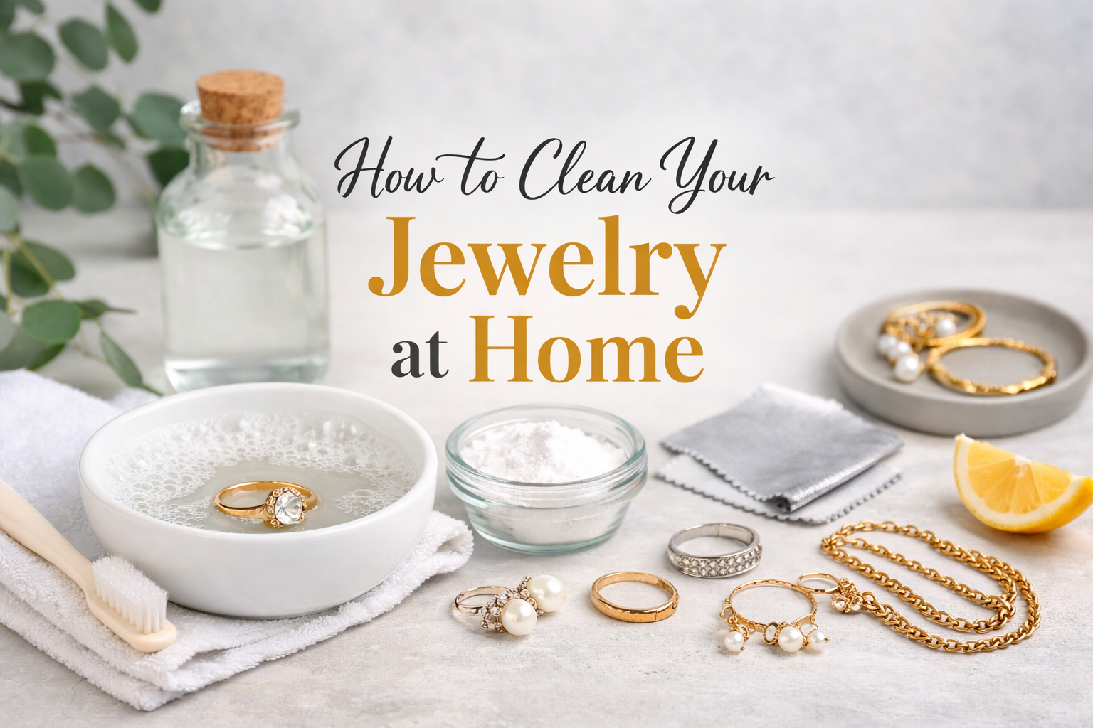   How to Clean Your Jewelry at Home